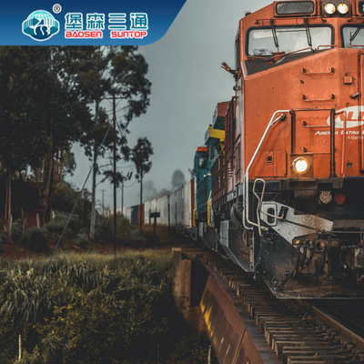 Fast China Railway Transport Service Rail Freight Ke Italia / Prancis / Denmark / Jerman